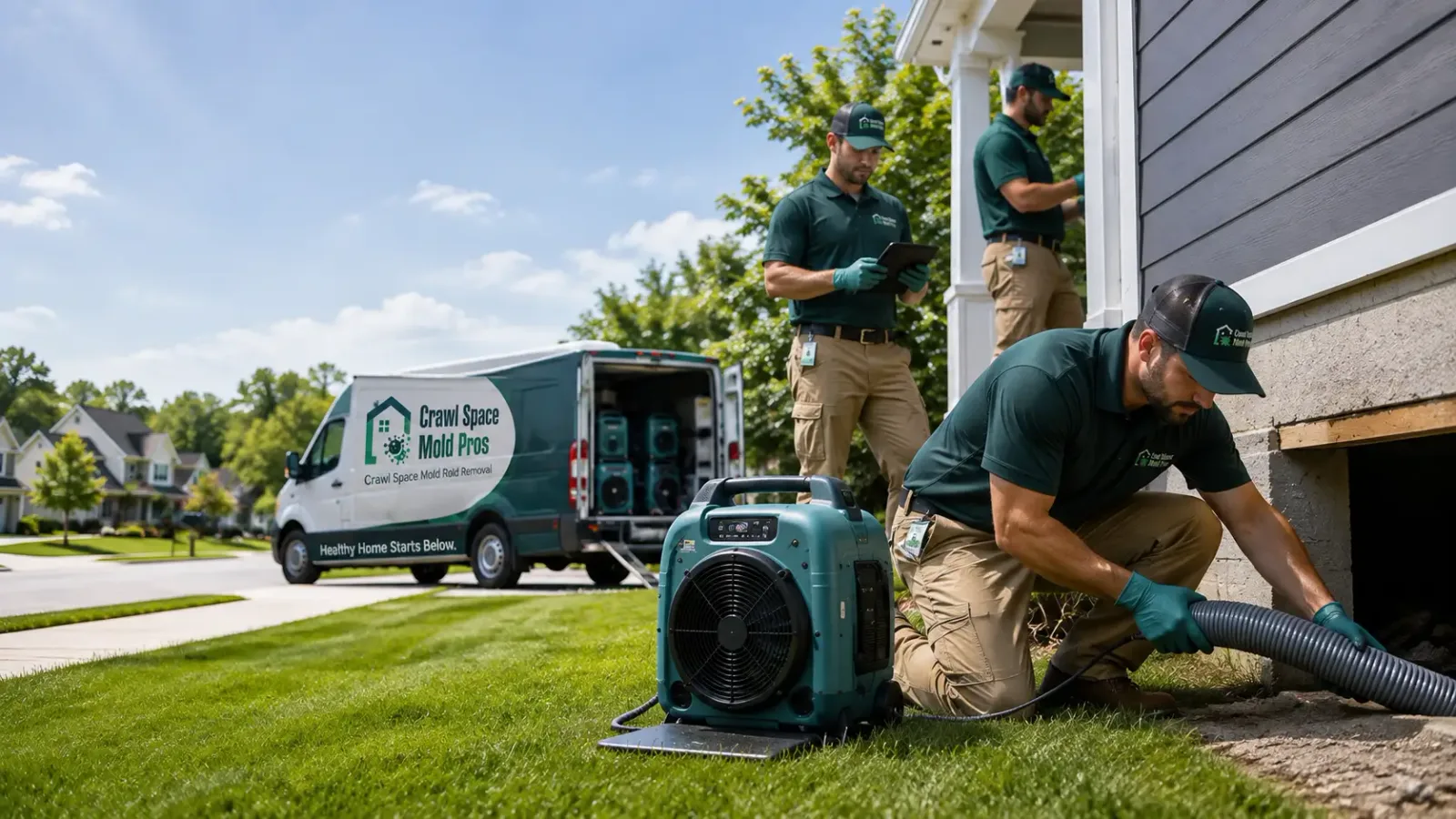 Crawl Space Mold Removal in Fisher, IL